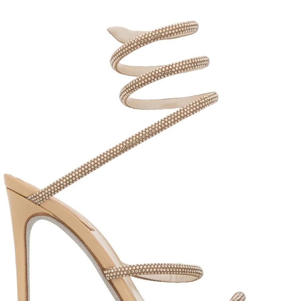 René Caovilla Cleo Embellished Heeled Sandals 38